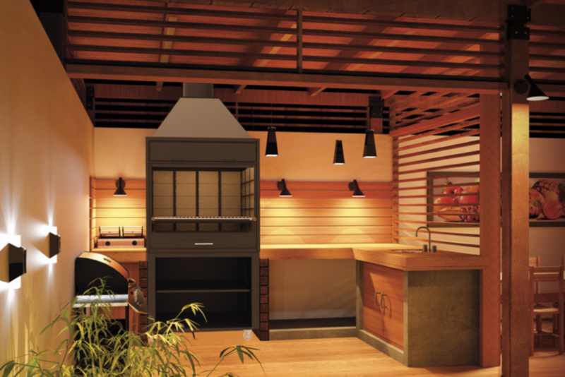 Load image into Gallery viewer, Artis BF 90 Wood-Fired BBQ Grill Fireplace