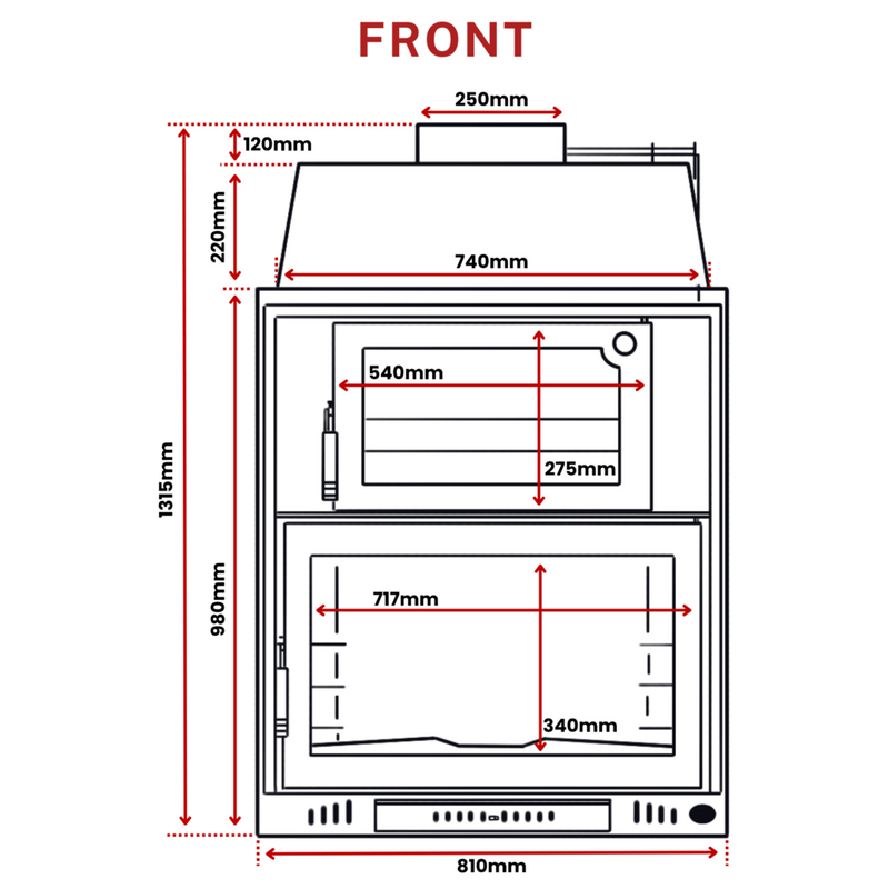 Load image into Gallery viewer, Artis BH 70 Outdoor Open Wood Fireplace