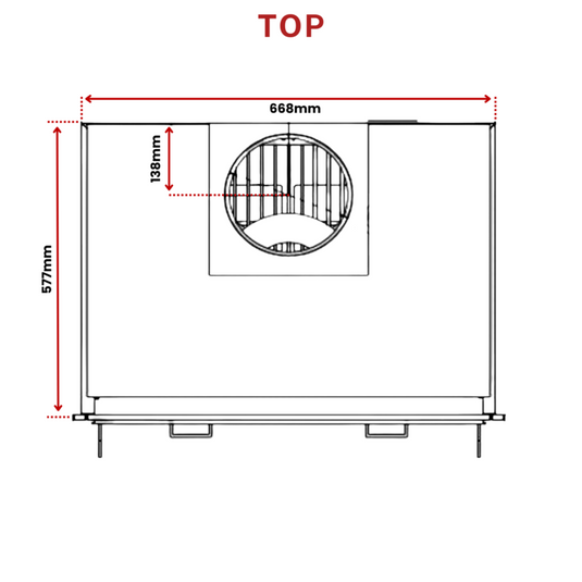 Artis BF 60 Wood-Fired BBQ Grill Fireplace