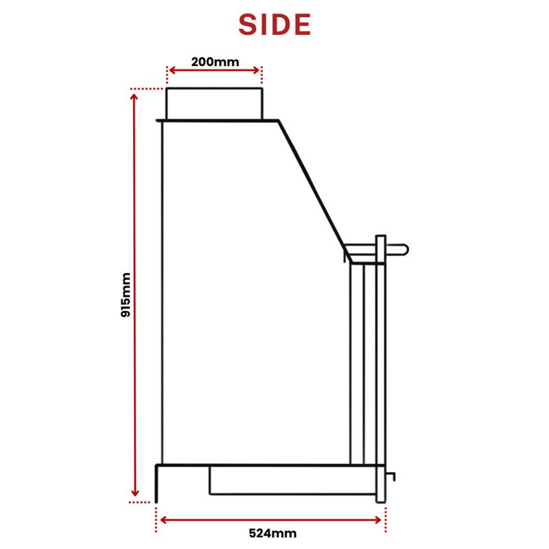Load image into Gallery viewer, Artis BH 80 Outdoor Open Wood Fireplace
